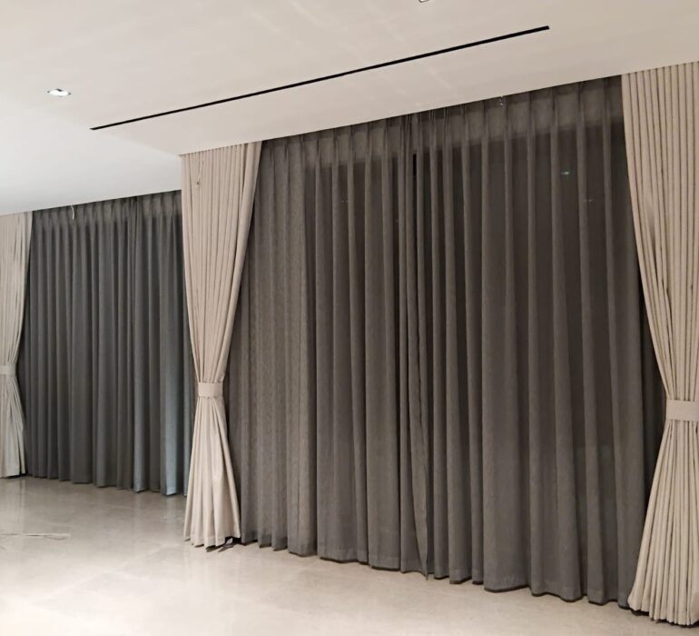 Blackout With Sheer Curtains